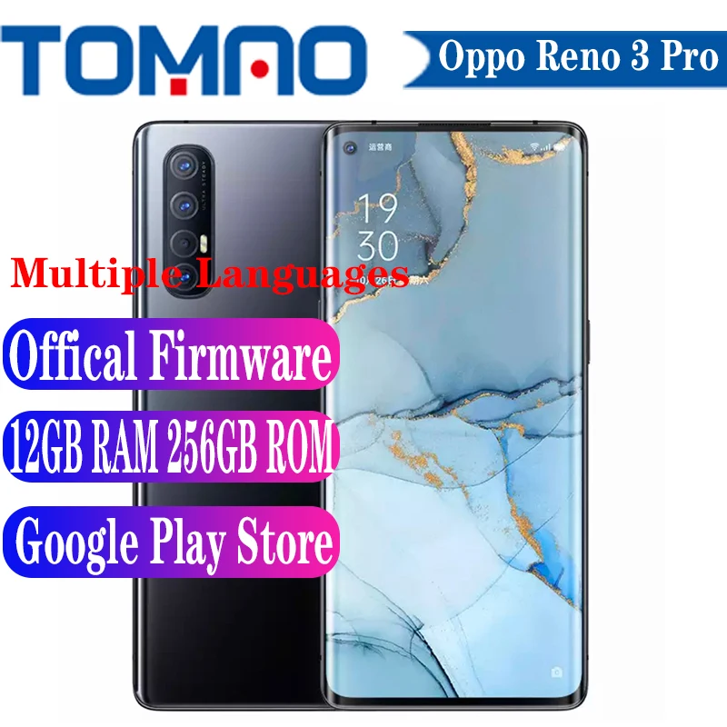 Смартфон Oppo Reno 3 Pro оригинал 8 + 12 Гб 128/256 ГБ Snapdragon 765G экран 6 5 дюйма камера 48 МП 4025мАч