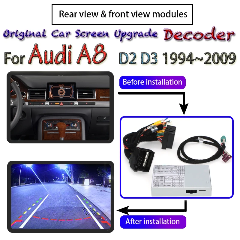 Камера заднего вида для Audi A8 S8 D3 D2 1994 ~ 2010 MMI|Камеры авто| |