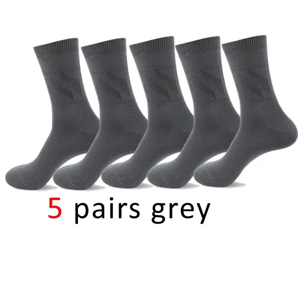 grey VERIDICAL, мужские короткие носки, деловые однотонные рабочие носки, хорошее качество, 5 пар/лот, белые, meias masculino, мужские антибактериальные носки - Цвет: grey