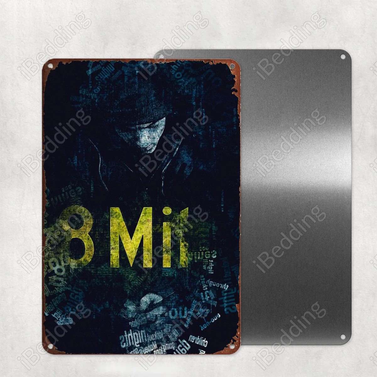 

8 миль 20x3 0 см винтажные металлические знаки номерные знаки Ретро табличка железная Живопись Домашний Декор