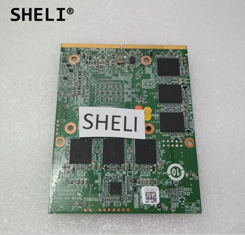 Видеокарта SHELI для ноутбука M17X R2 YT99J CN-0YT99J GTX560M GTX 560M 1 5G DDR5 MXM 3 0 VGA | Компьютеры и офис