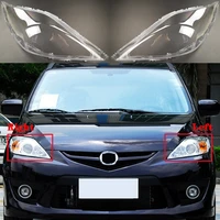 for mazda 5 2007 2009 car front headlight cover auto headlamp lampshade lampcover head lamp light covers glass lens shell caps