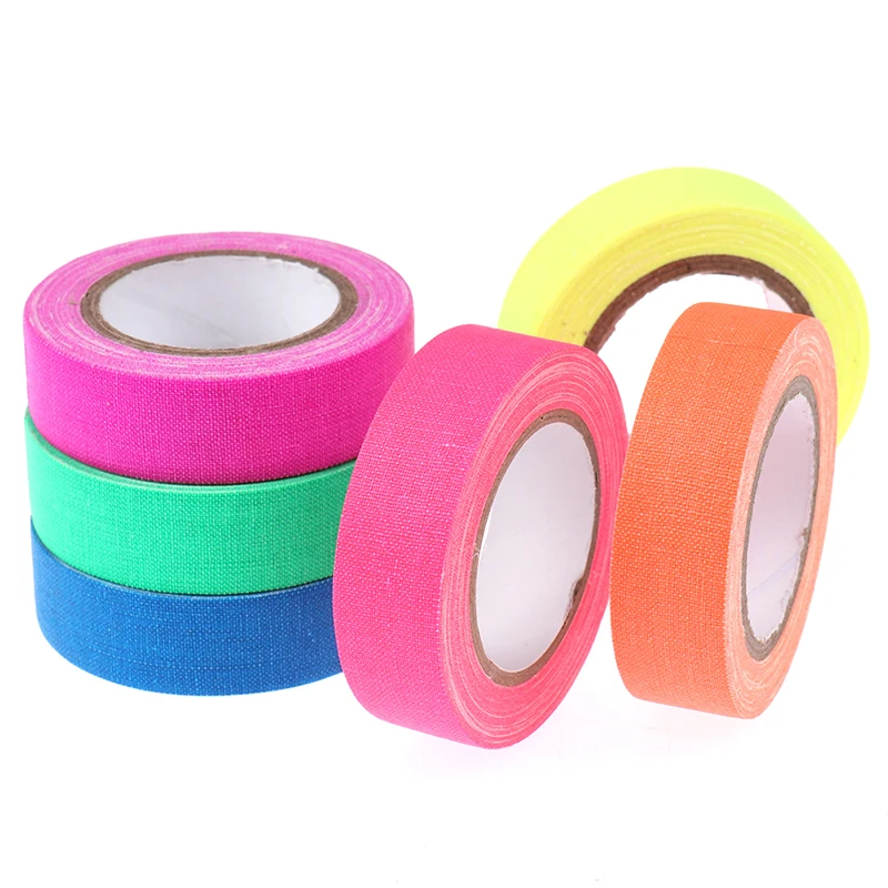 6 рулонов УФ реактивной лента подстветка Люминесцентная светится в темноте