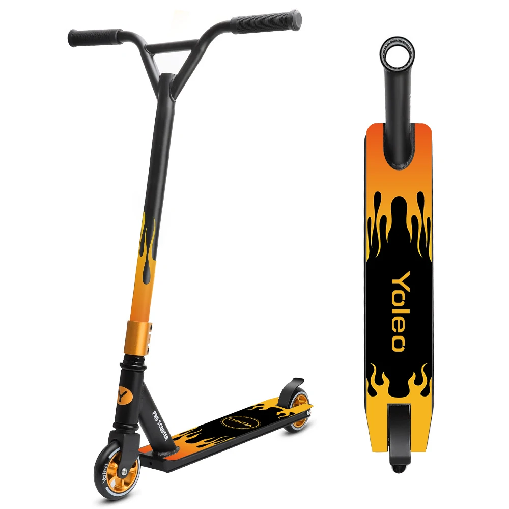 Трюковый профессиональный скутер алюминиевая вилка самокат для взрослых с ABEC 7