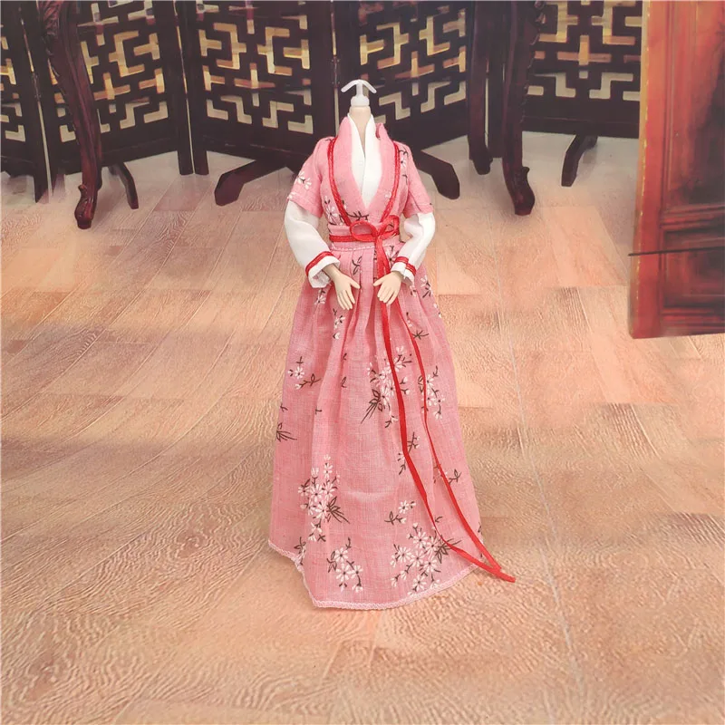 Allaosify 1/6 костюм в китайском стиле BJD аксессуары для кукольной одежды