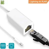 for lightning to rj45 ethernet lan wired network adapter 100mbps network cable overseas travel compact for iphone xipad series