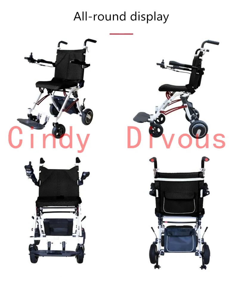 

Бесплатная доставка в Европу Вес: 18 кг. Лидер продаж, съемный алюминиевый складное Электрическое Кресло-коляска