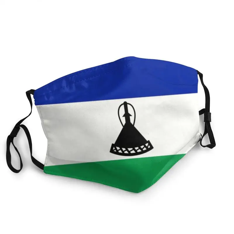 

Reusable Flag Of Lesotho Mask Mask Men Women Anti Haze Dustproof Protection Cover Respirator Mouth Muffle
