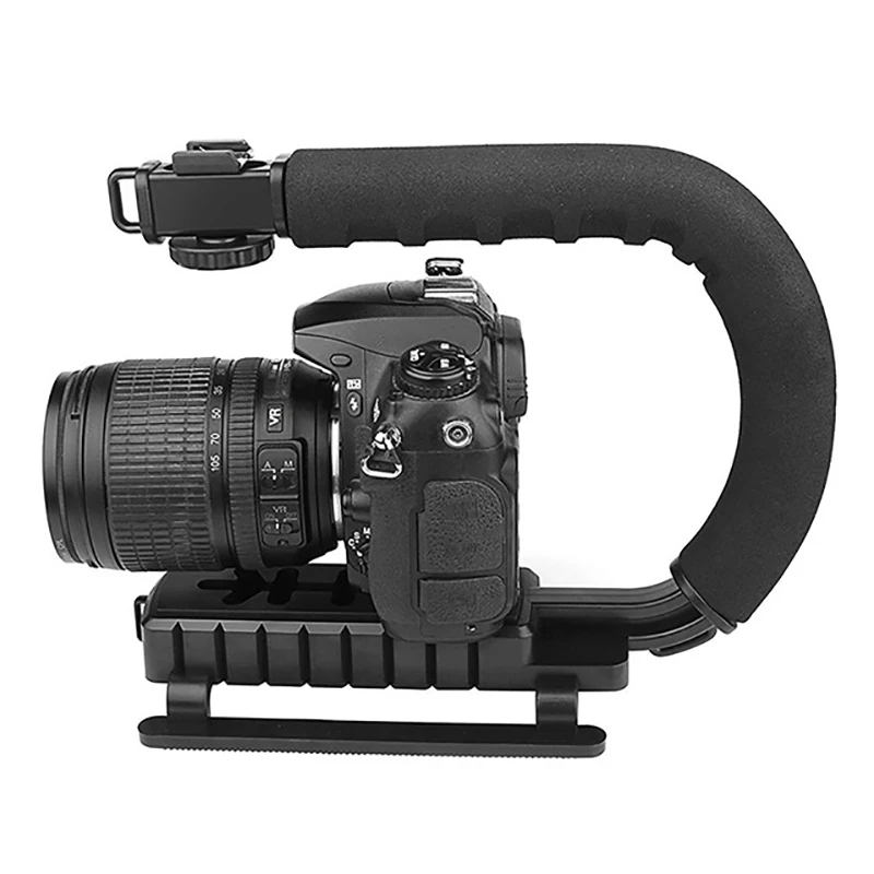 Камера ручной стабилизатор C образный держатель ручка видео для DSLR Nikon Canon телефон