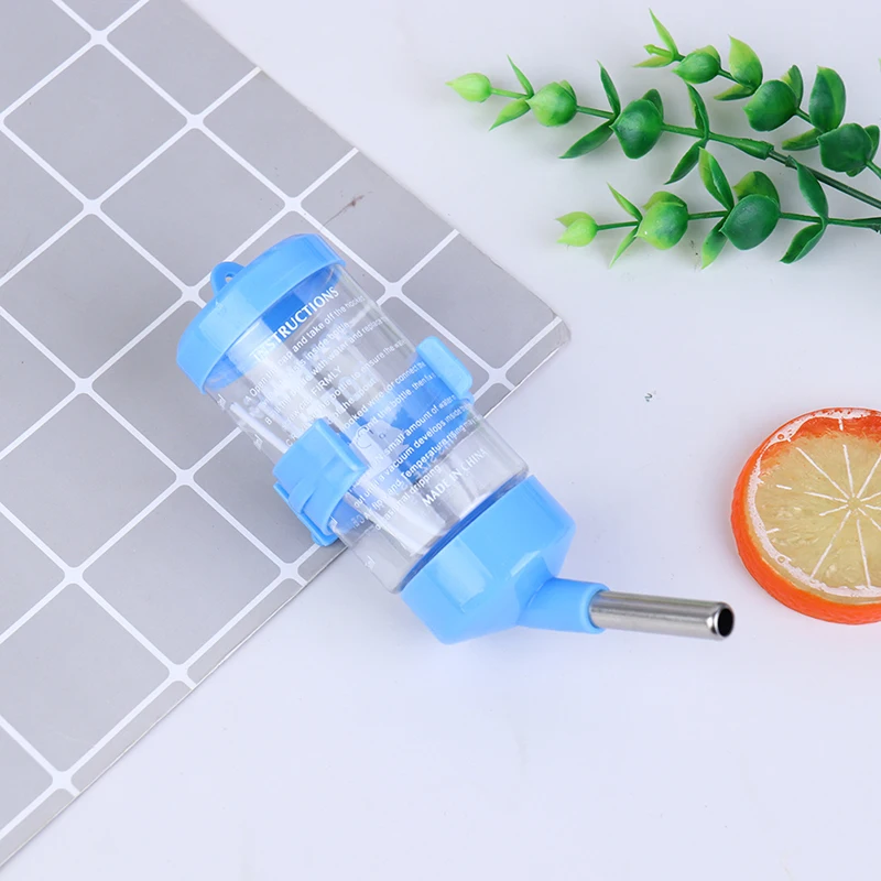 

1Pcs Plastic Hamster Drinker Water Bottle Dispenser Feeder Hanging Squirrel Rabbit Drinking Head