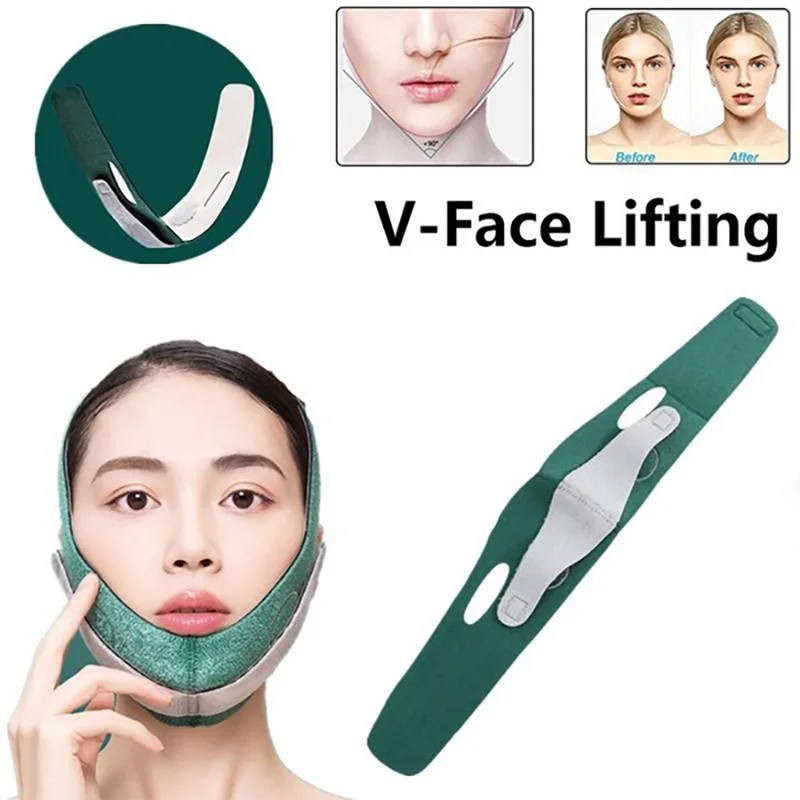 Face slimming Strap Cheek lift Chin Slim Neck thin Facial Slimming Belt Physical Sculp Bandage V Shaper Lifting Tool | Красота и