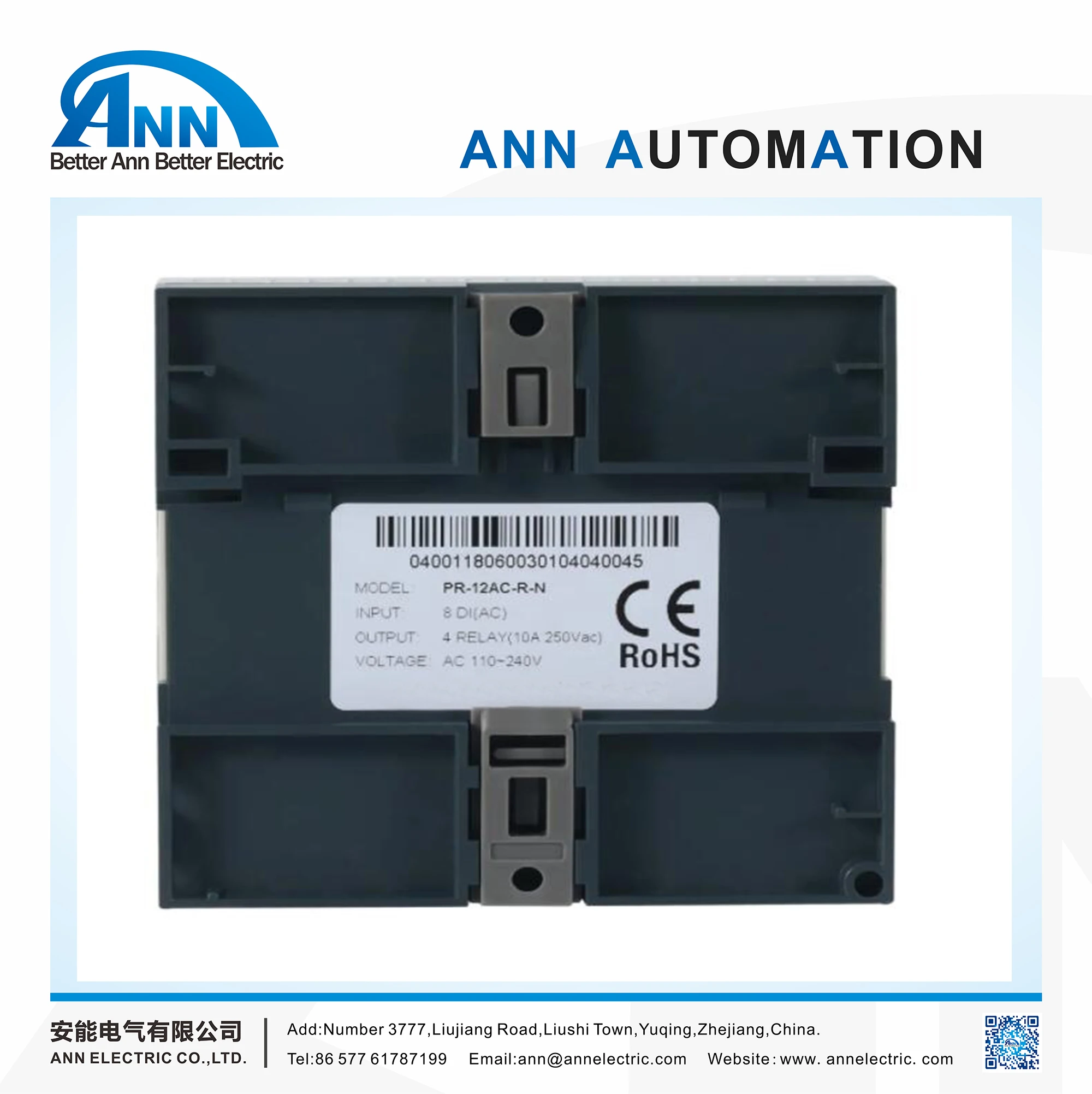 PR 12AC R N с ЖК дисплеем без кабеля AC 110 240 В 8 (I1 I8) 4 реле вывода Micro PLC умное