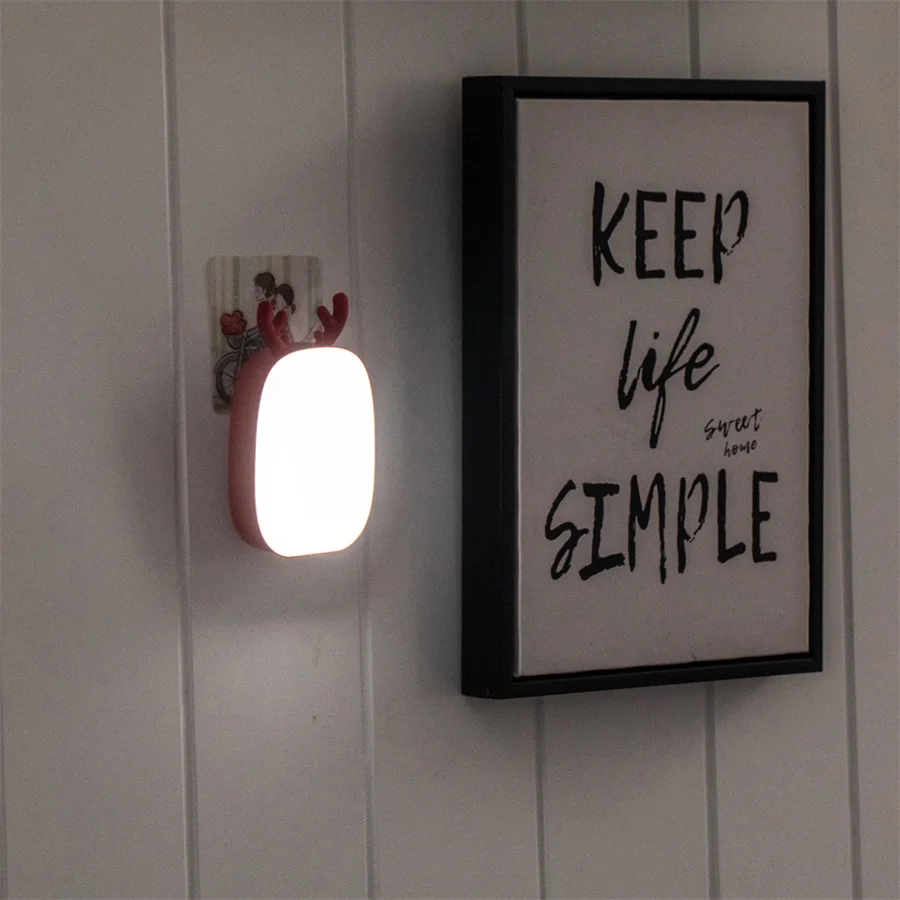 Перезаряжаеый ночник с разъемом USB Light Deer Touch настольная лампа для маленьких детей