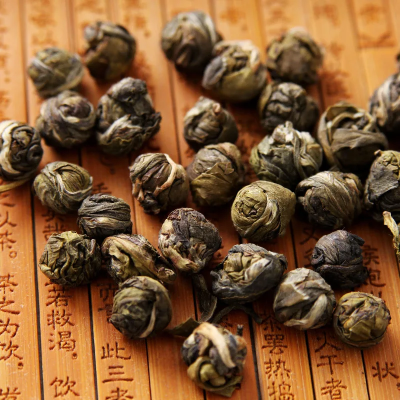 2021 Жемчужины для жасминового чая Натуральный Свежий жемчужный зеленый китайский