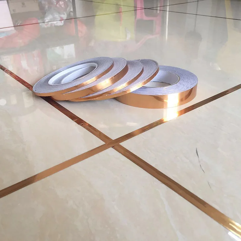 Золотая самоклеящаяся наклейка для плитки 50 м водонепроницаемая клейкая лента