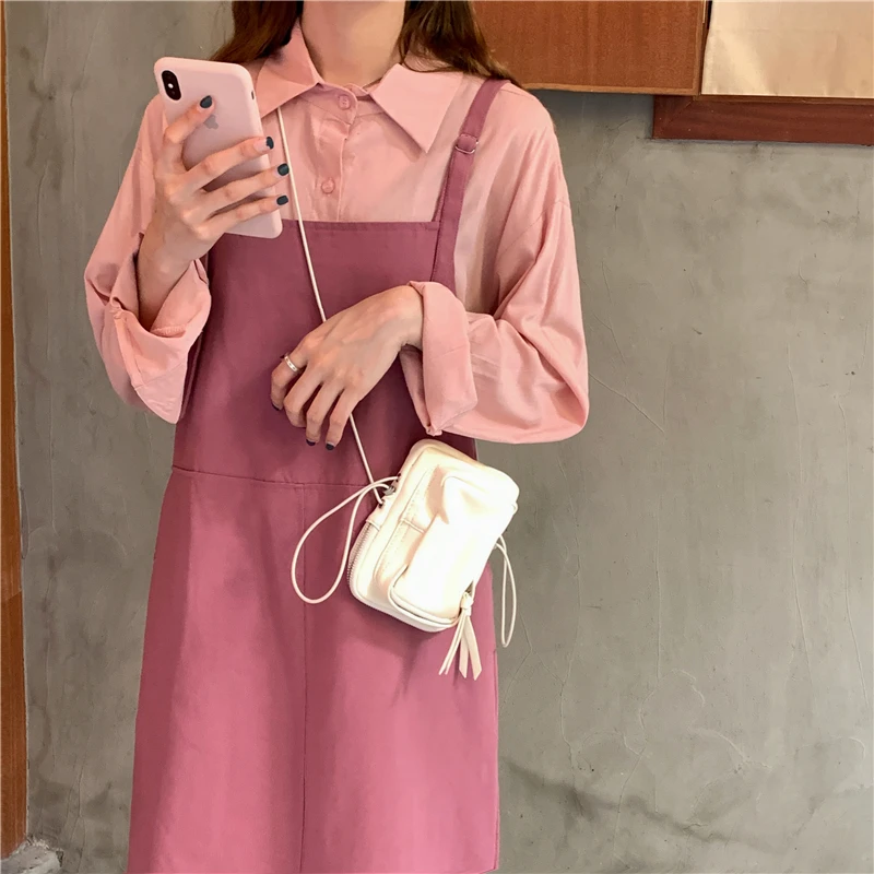 

Женские платья в японском стиле Harajuku Ulzzang, женское винтажное милое платье Ins, Женская Корейская Милая одежда Kawaii для женщин