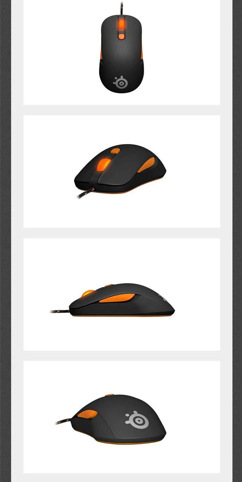 Оригинальная SteelSeries Kana V2 мышь оптическая игровая мышь и мыши гоночная Основная профессиональная оптическая игровая мышь