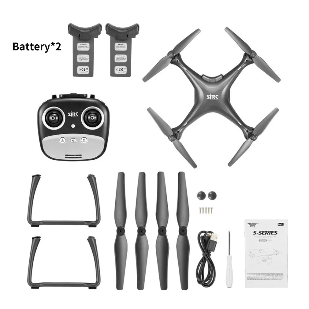 720 balck 2 B S70W 720P 1080P Интеллектуальный Gps автоматический Дрон фиксированная высота позиционирования автоматический возврат четыре оси - Цвет: 720 balck 2 B