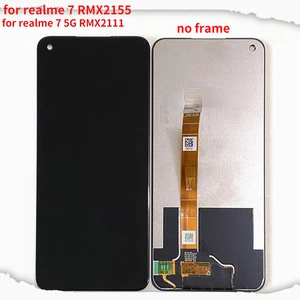 6.5" For Realme 7 RMX2155 LCD Display Touch Screen Digitizer Assembly
For Realme 7 Realme7 5G RMX 2111 LCD Display