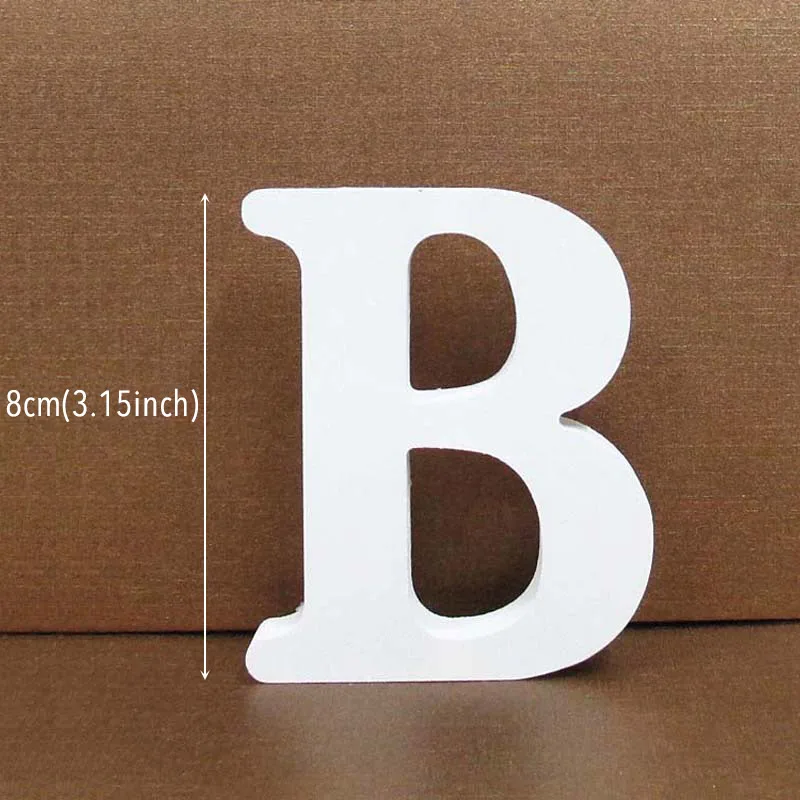 1 шт. (8 см) с изображением белого деревянного пола букв английского алфавита DIY
