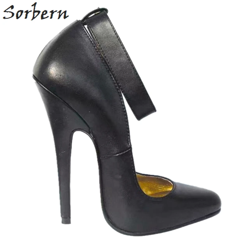 Sorbern mary janes/женские туфли-лодочки; туфли на высоком каблуке; туфли на шпильке; офисные женские модельные туфли; женские туфли на каблуке; ; черные туфли-лодочки; Размер 12