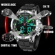 2022 LIGE New Men Watch Dual Display Sports 30M Waterproof Digital Watches Wristwatch Quartz Watch for Men Relogio Masculino+Box Other Image