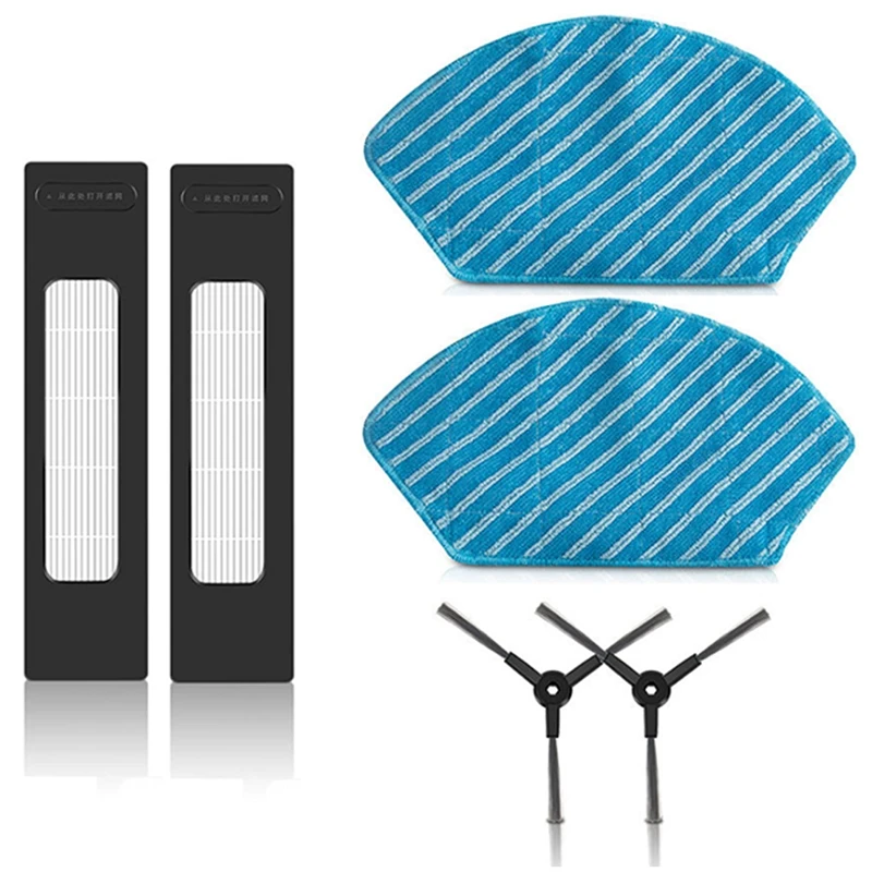 

HEPA Filter Side Brush Rags Mop Cloth for Midea M7/M71CN/I10 Sweeping Robot Replacement Accessories