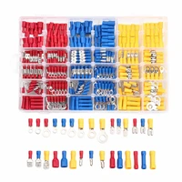 720480280pcs insulated cable connector electrical wire crimp spade butt ring fork set ring lugs rolled terminals mix kits