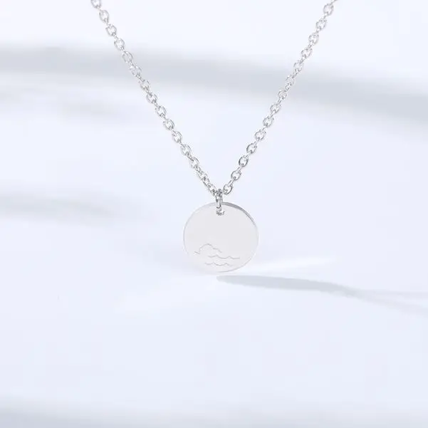 

Punk Cloud Metal Choker Necklace for Women Girl Pendant Necklaces Trendy Choker Neck Stainless Steel Jewelry on the neck