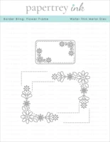 small daisy rectangle border cover cutting dies scrapbook diary decoration stencil embossing template diy greeting card handmade
