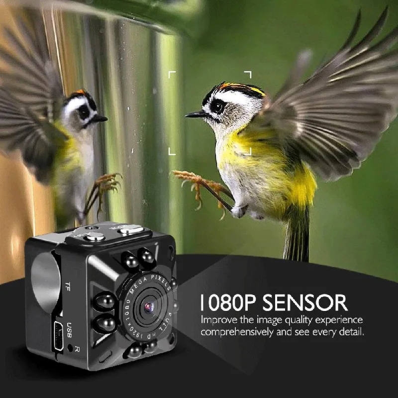 SQ10 мини камера HD 1080P датчик ночного видения Видеокамера движения DVR микро Спорт DV
