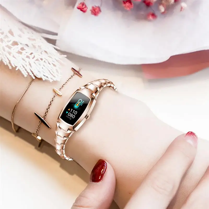 

Women Smart Watch IP67 Waterproof Heart Rate Monitor Message Reminder Fitness Bracelet Smart Bluetooth Sport Watch