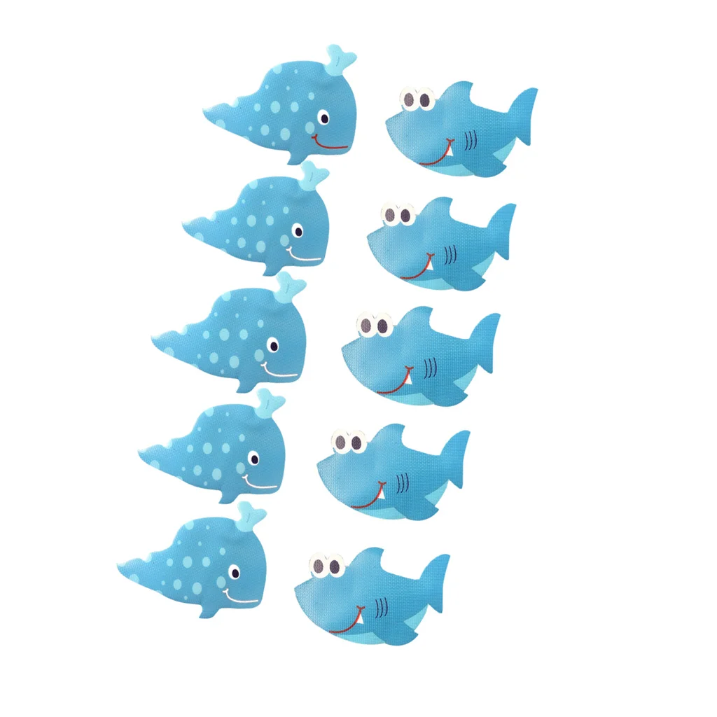 10 шт. Нескользящие наклейки для ванной и душевой кабины | Дом сад