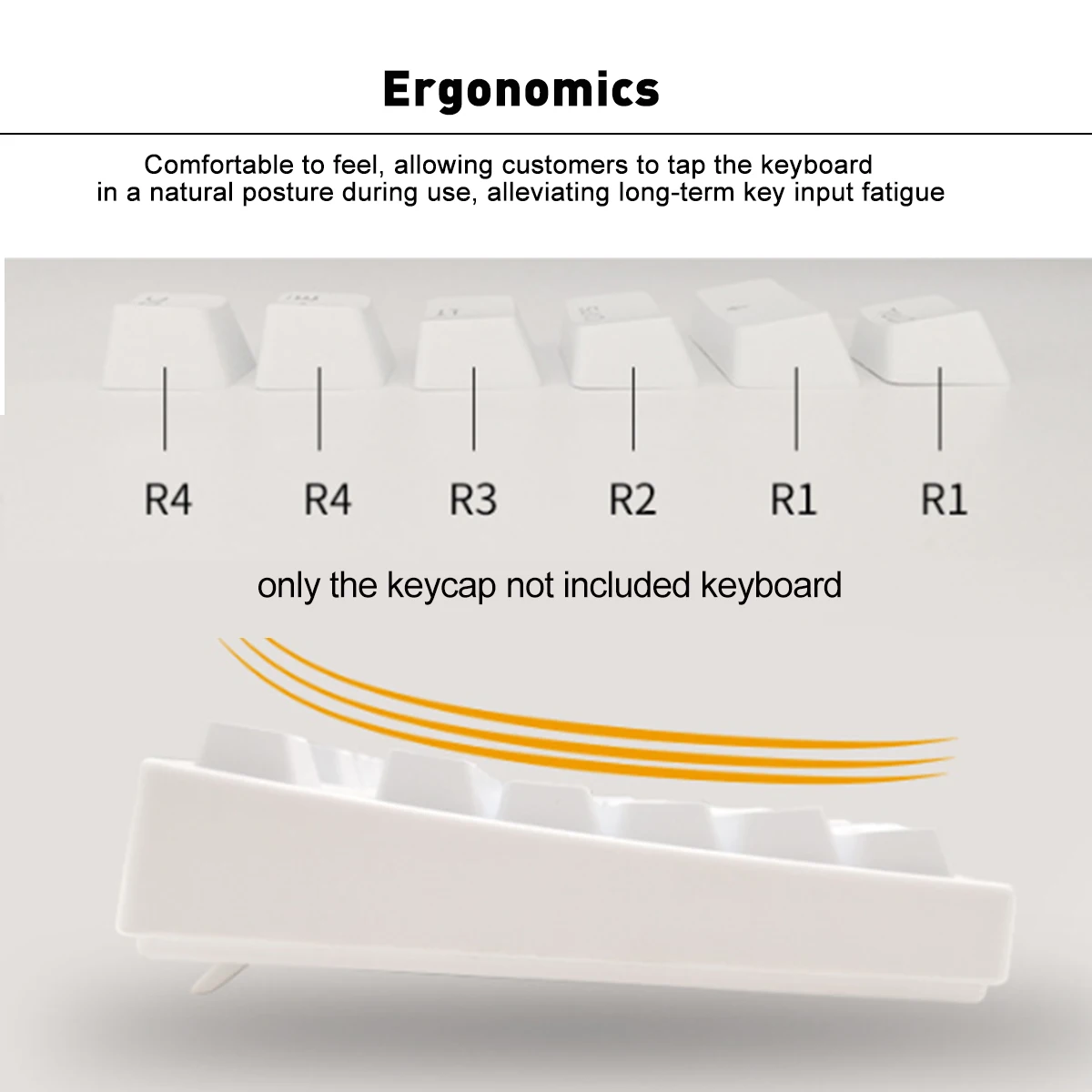 Французские/русские универсальные колпачки для механической клавиатуры 106