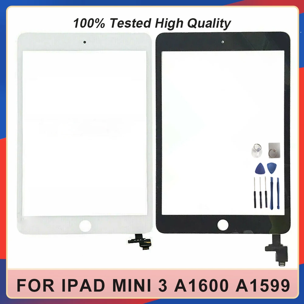 

Оригинальный сенсорный экран для Ipad Mini 3 ipad Mini 3 A1599 A1600, передняя сенсорная внешняя панель, запасная часть, бесплатные инструменты