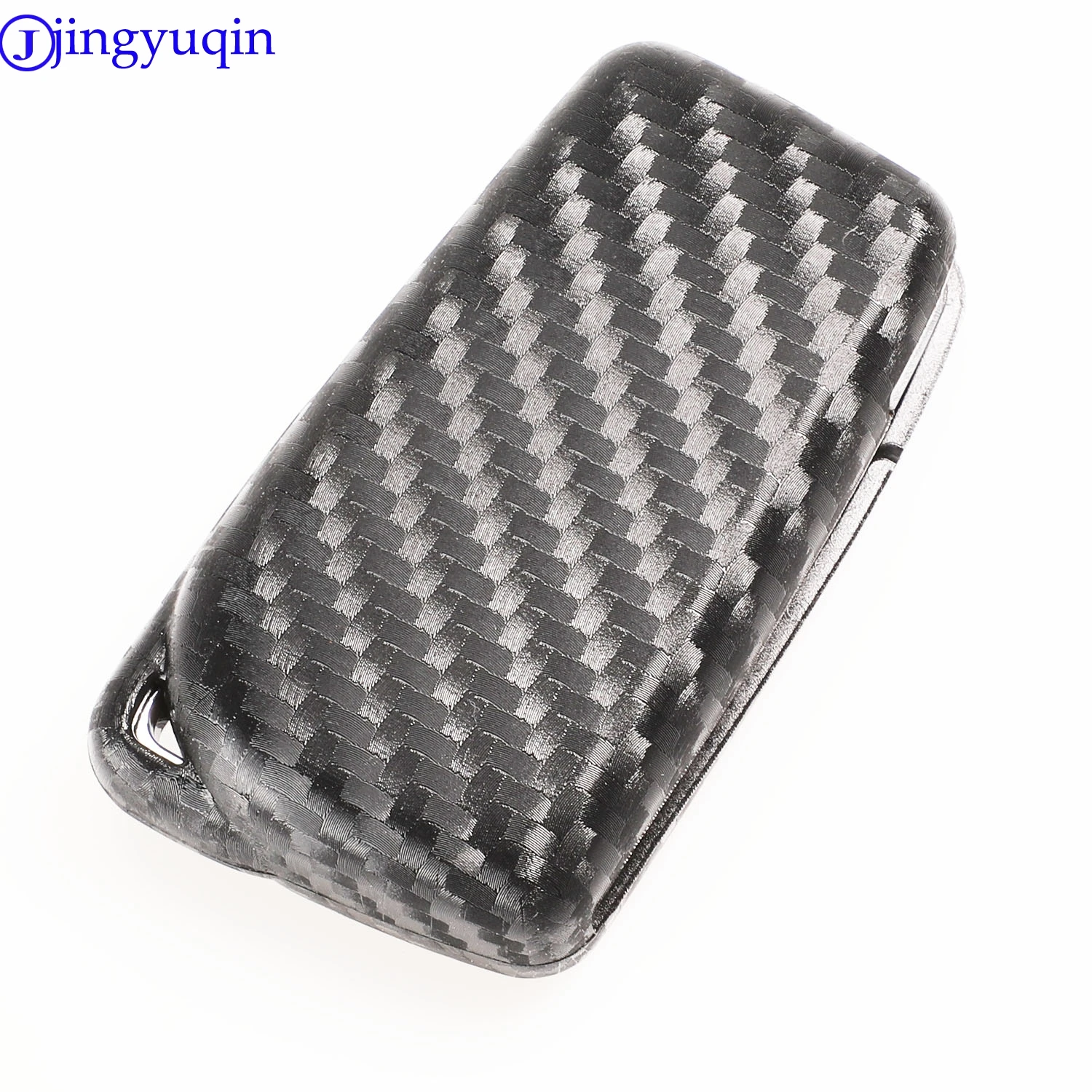 jingyuqin 10ps Carbon Silicone Car Key Case Cover For Toyota Auris Corolla Avensis Verso Yaris Aygo Scion TC IM 2015 2016 | Автомобили и