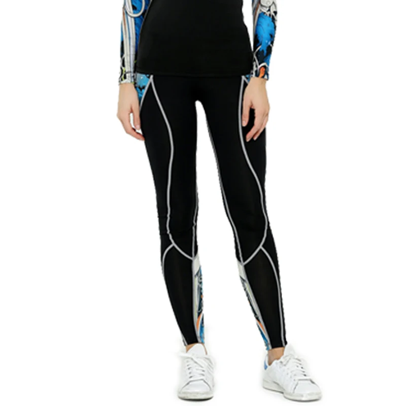 Женские велосипедные штаны сексуальные черные спортивные Леггинсы для