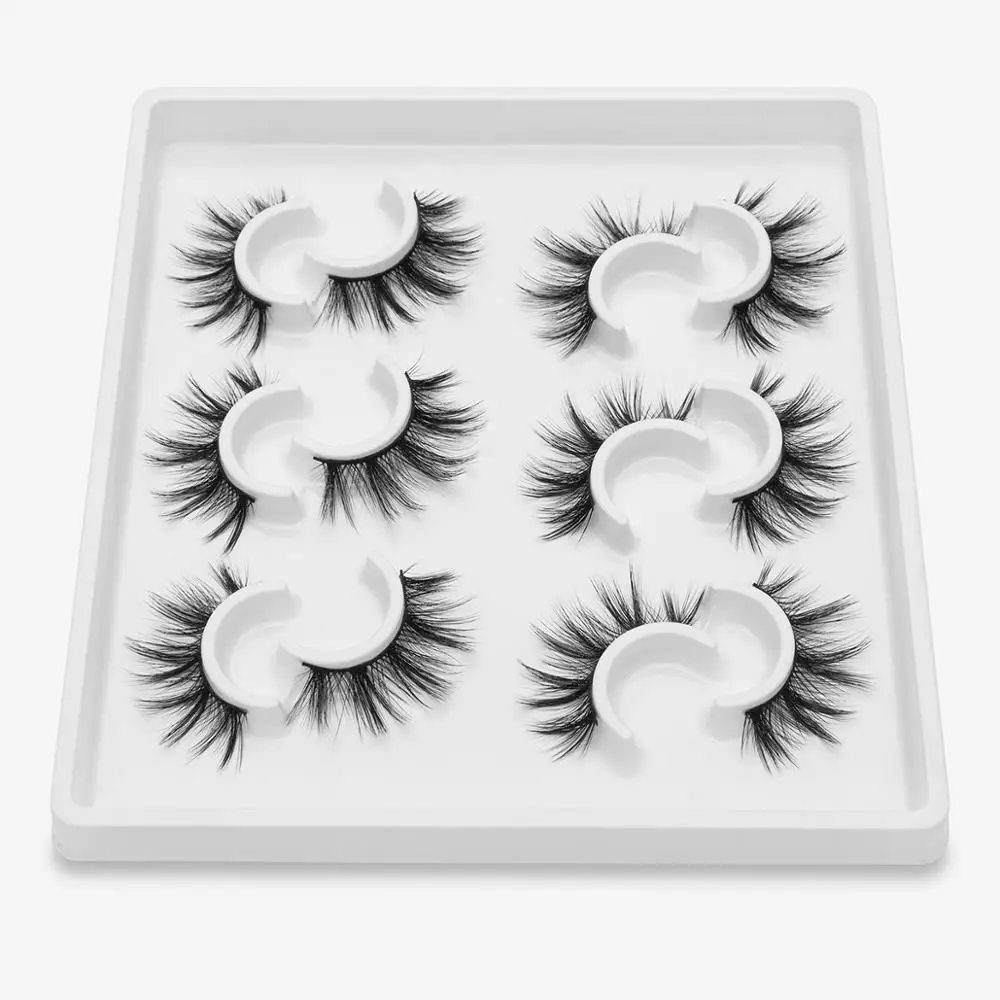 SEXYSHEEP 6 пар 3D норковые накладные ресницы драматические Объемные Накладные макияж