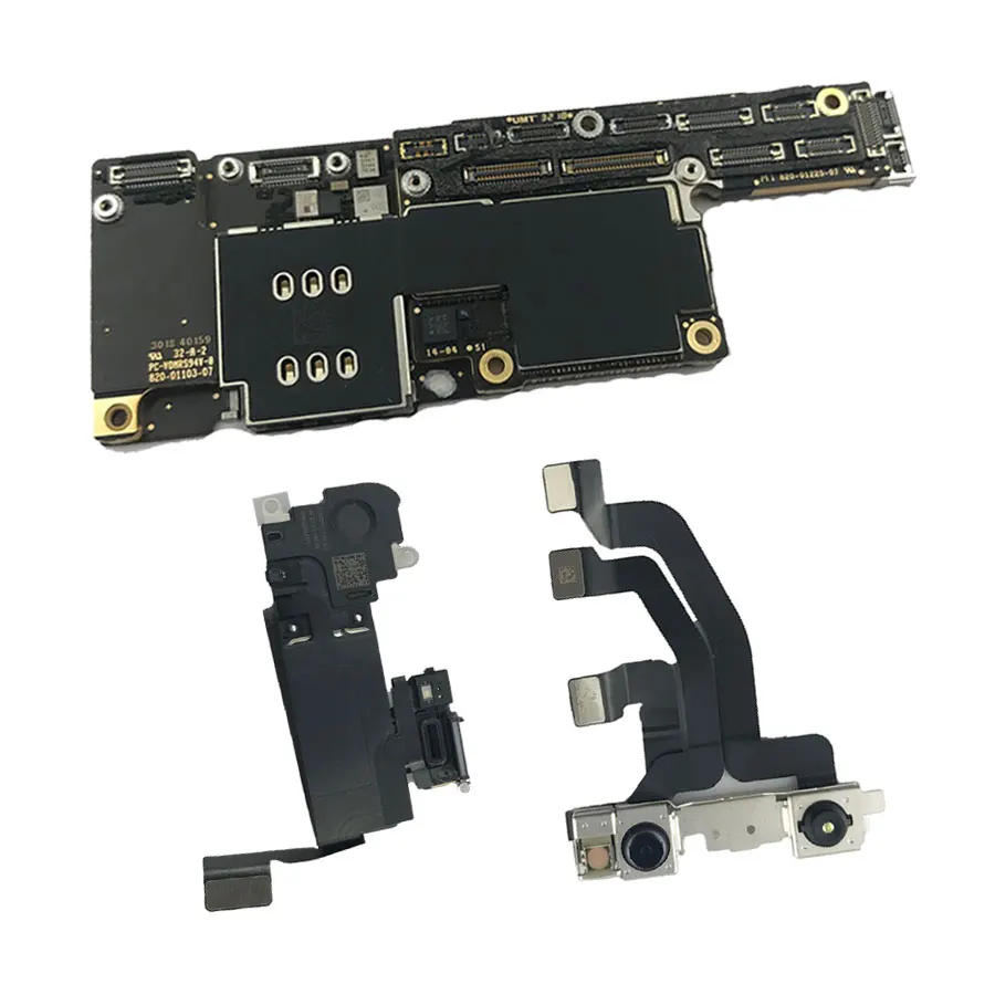 Для iPhone XS MAX оригинальная материнская плата iCloud разблокировка с двумя sim-картами для лица разблокированная Материнская плата 64G 256G 512G 2 Sim