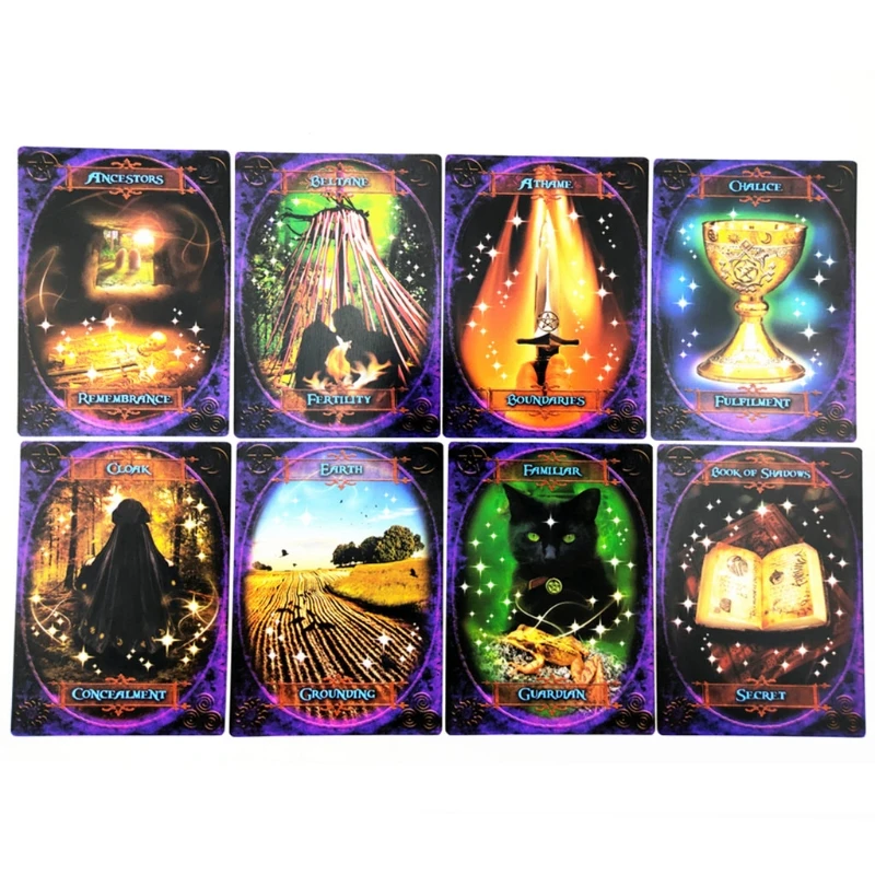Witches' Wisdom Oracle Cards English Version 48-Card Deck Tarots Party Board Game Divination Fate Dropshipping | Спорт и