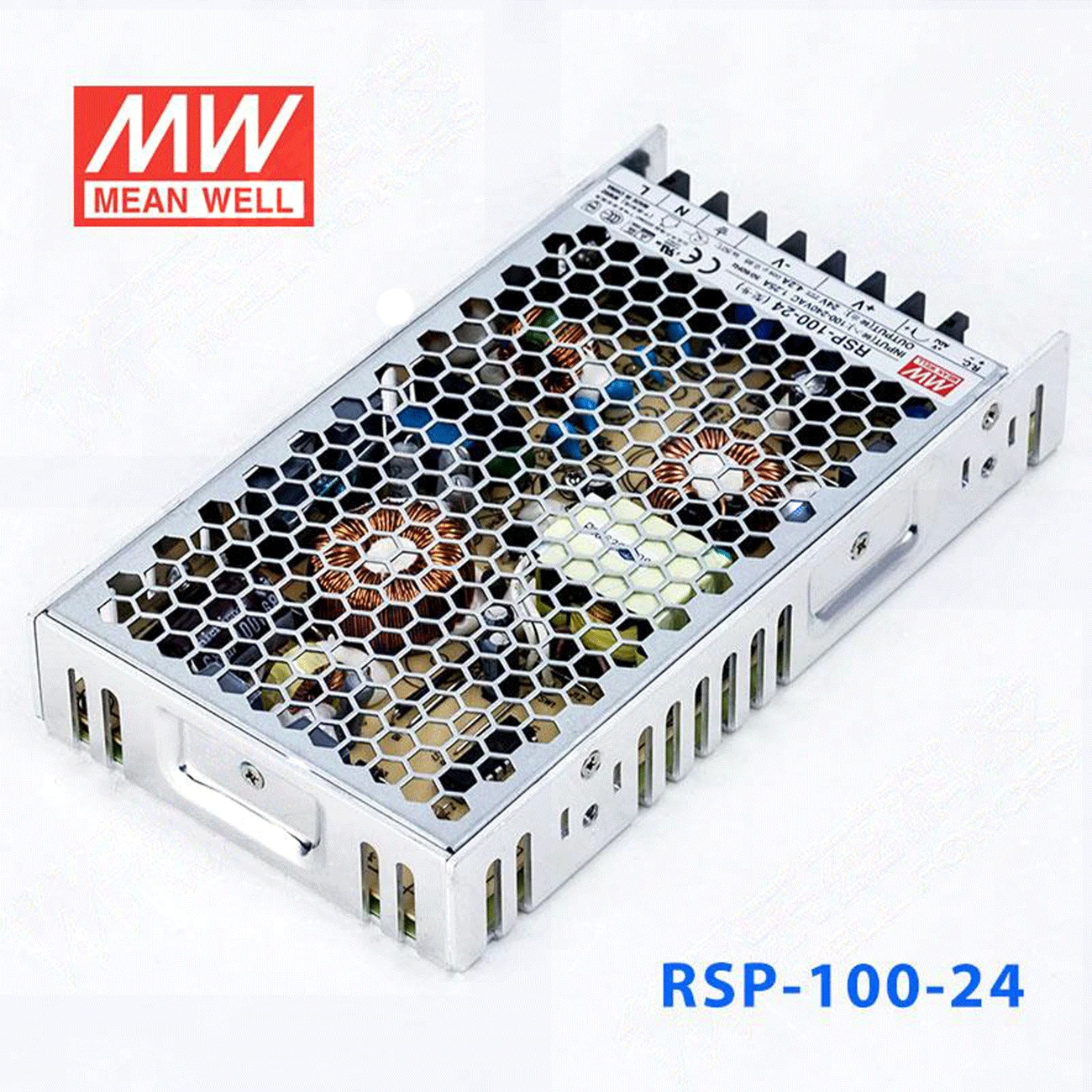Meanwell RSP-100-24 24 В 4.2A meanwell RSP-100 100 8 Вт Один выход с PFC Функция питания | Обустройство