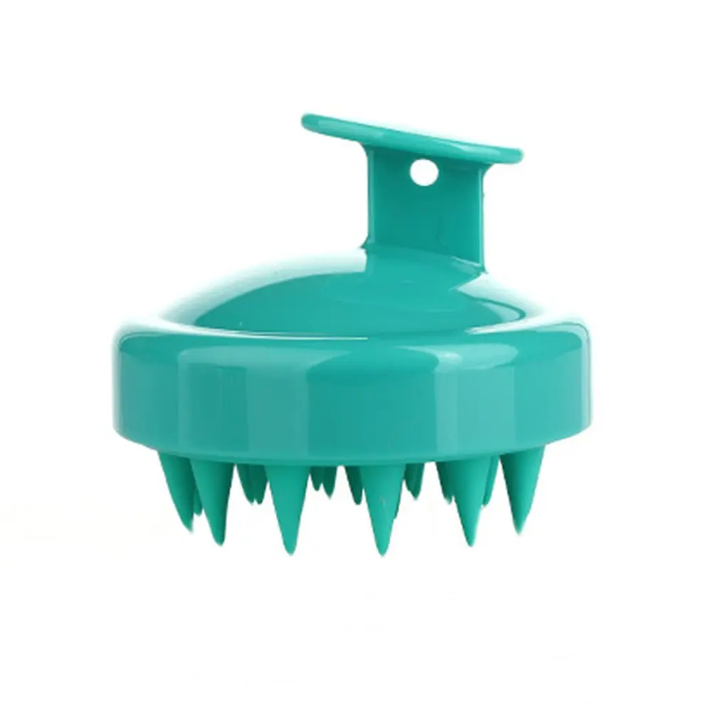 

1pc Hair Shampoo Brush Scalp Care Hair Brush With Soft Silicone Scalp Massager Shampoo And Massage Comb Random Color