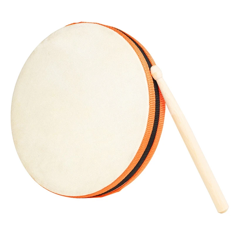 

Tambourine Frame Drum Musical Instrument Suitable for Children Beginners Adult Drum Percussion Instrument Wooden Drum