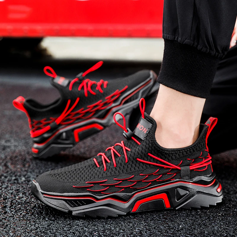 Мужские спортивные кроссовки ZOXO для бега и отдыха легкие дышащие сетчатые