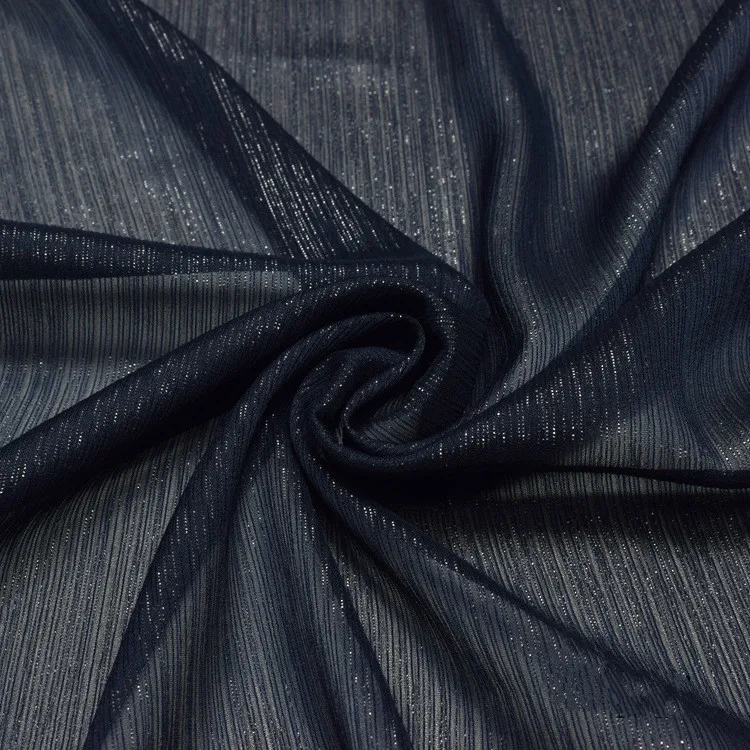 Мягкая розовая Блестящая Серебристая шифоновая фатиновая ткань для платьев