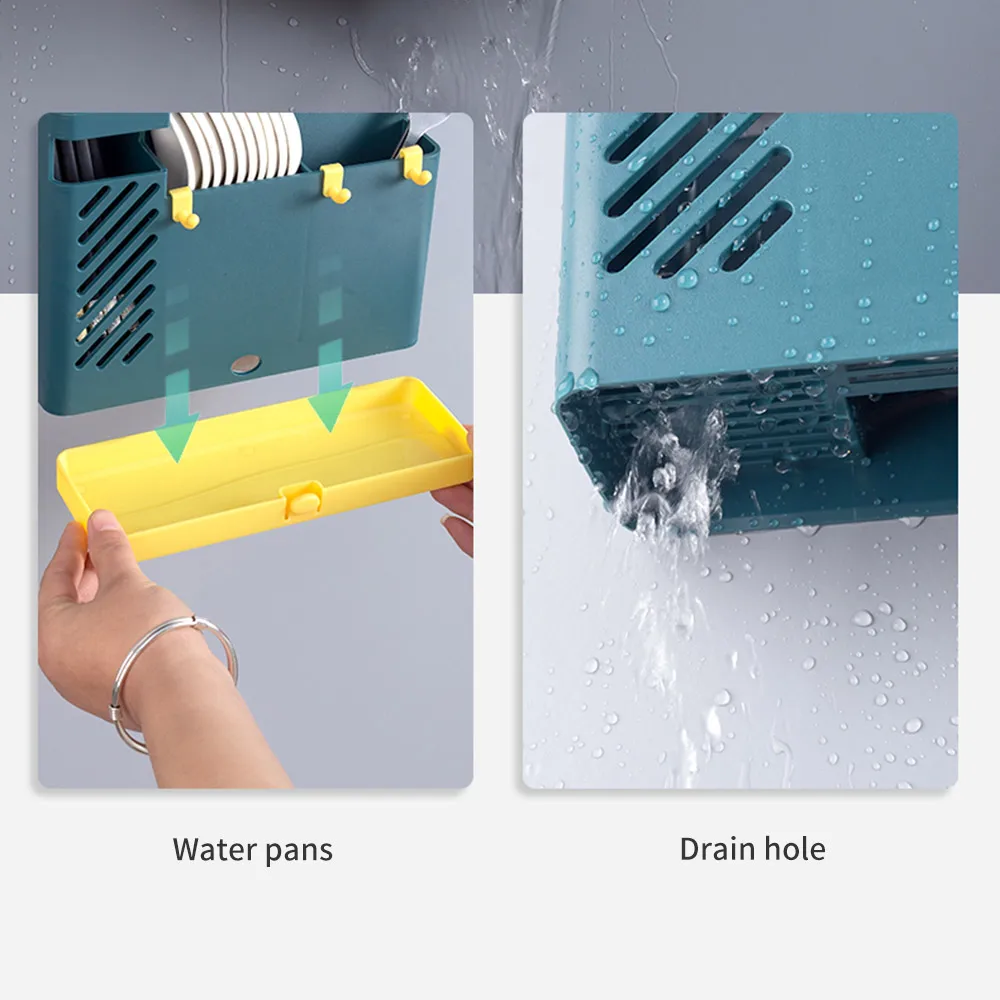 Настенная клетка для хранения палочек еды без гвоздей настенная подвесная резак