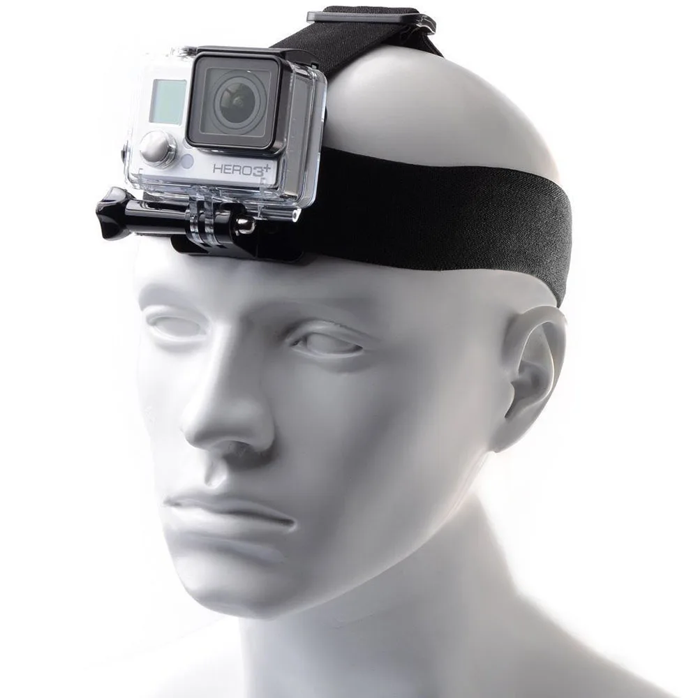 Эластичный регулируемый ремень для крепления на голову Gopro Hero 8 7 6 5 Black Xiaomi Yi 4K экшн