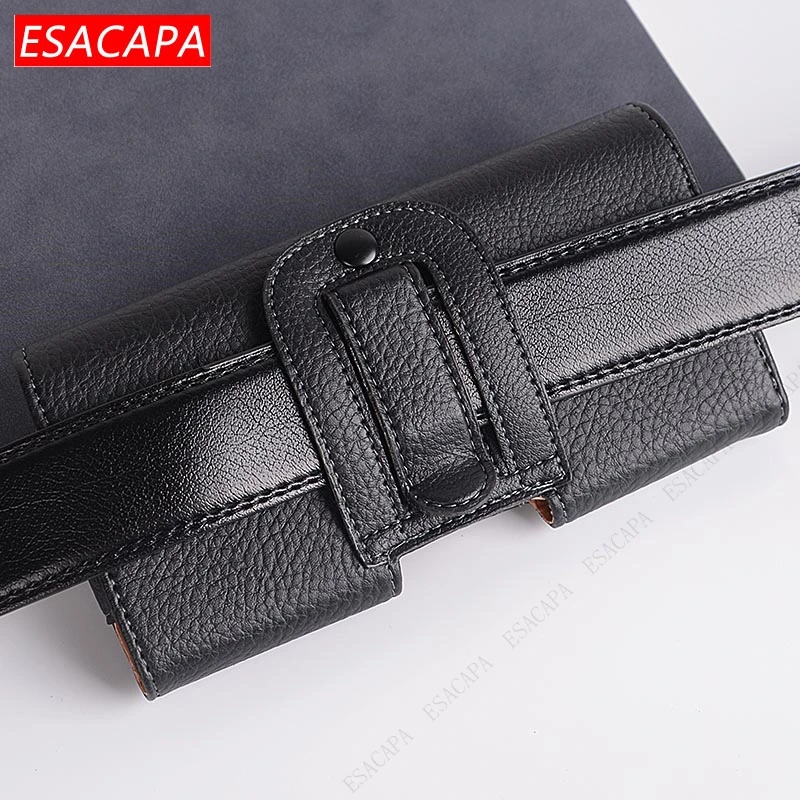 belt clip case leather waist bag for xiaomi poco m3 pro f3 m4 x4 nfc phone pouch holster flip cover for redmi note 11 10 pro max free global shipping