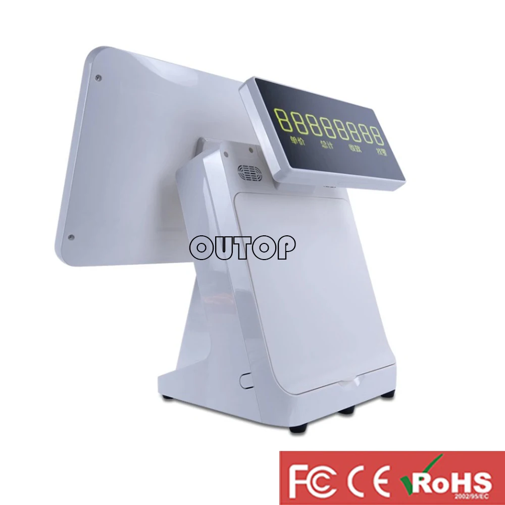 Емкостный сенсорный экран кассовый аппарат 80 мм Термопринтер Биллинговая машина