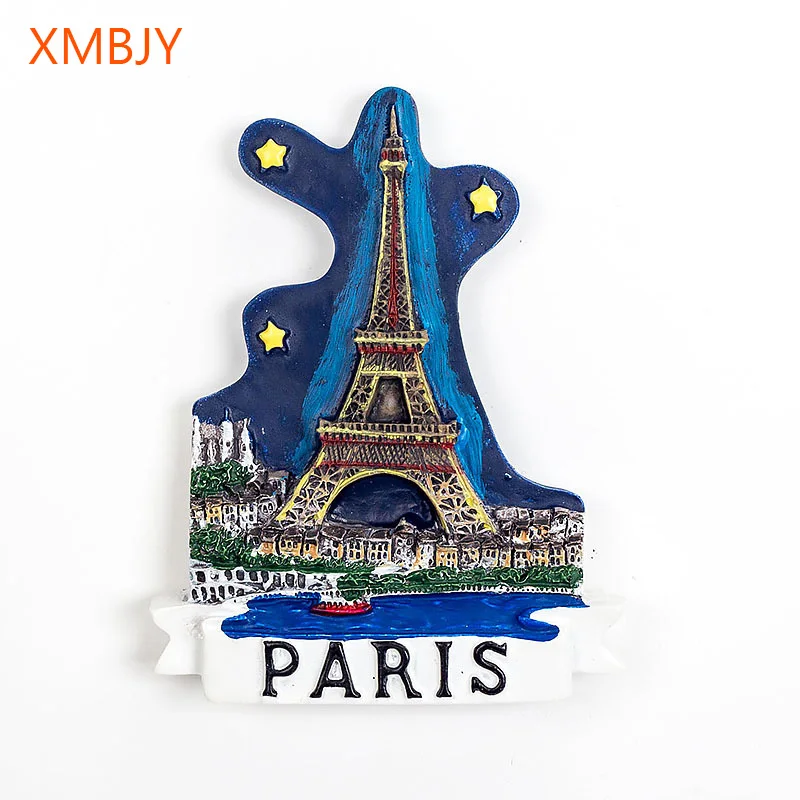 Магнитный холодильник скандинавский Франция креативный туристический Лувр